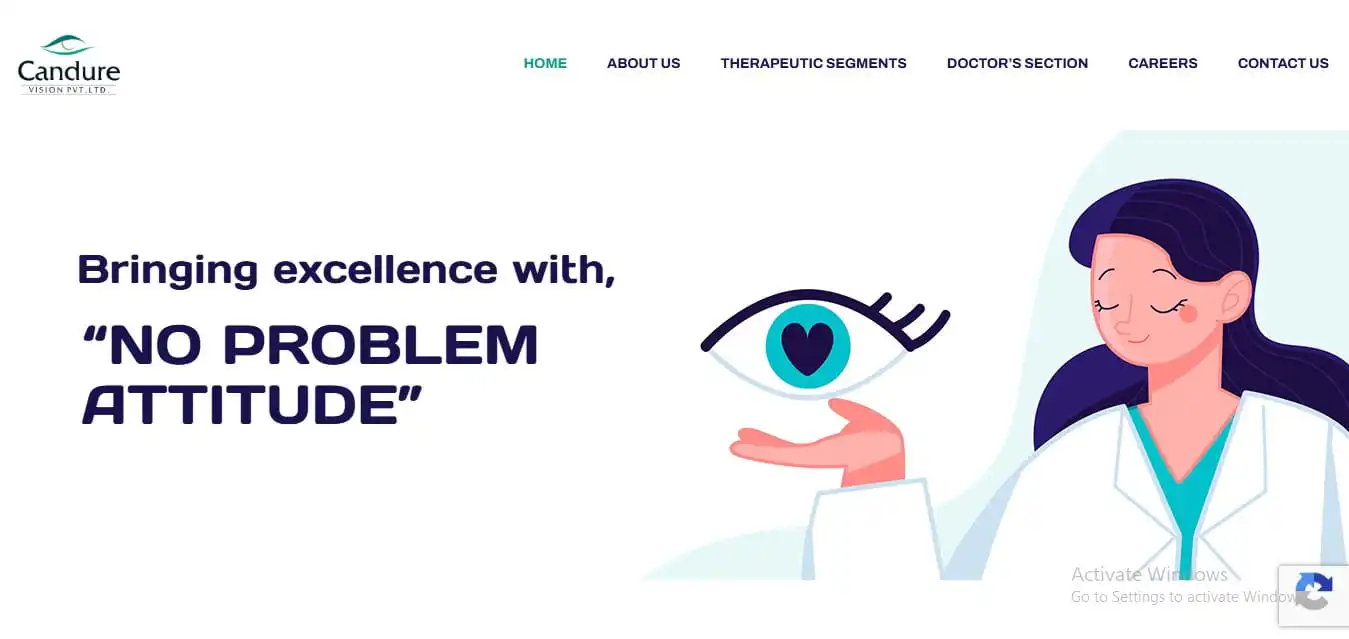 Candure Vision portfolio project preview