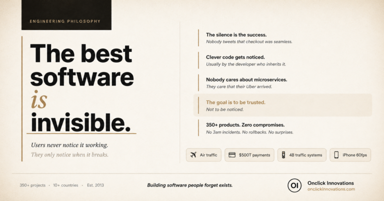 The Best Software Is Invisible